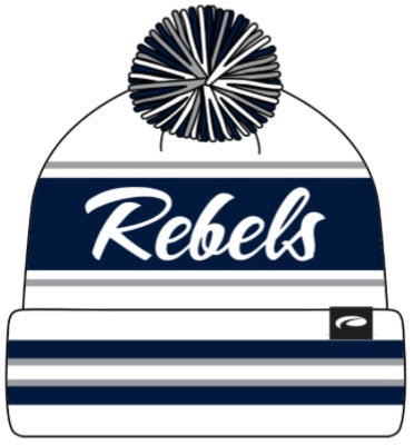 Rebels White-Out Winter POM Hat