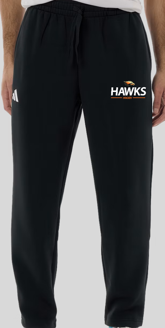 Hawks Adidas Fleece Rinkside Sweatpants