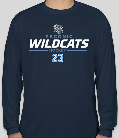 Wildcats Pre Game Tech Tee - Long Sleeve