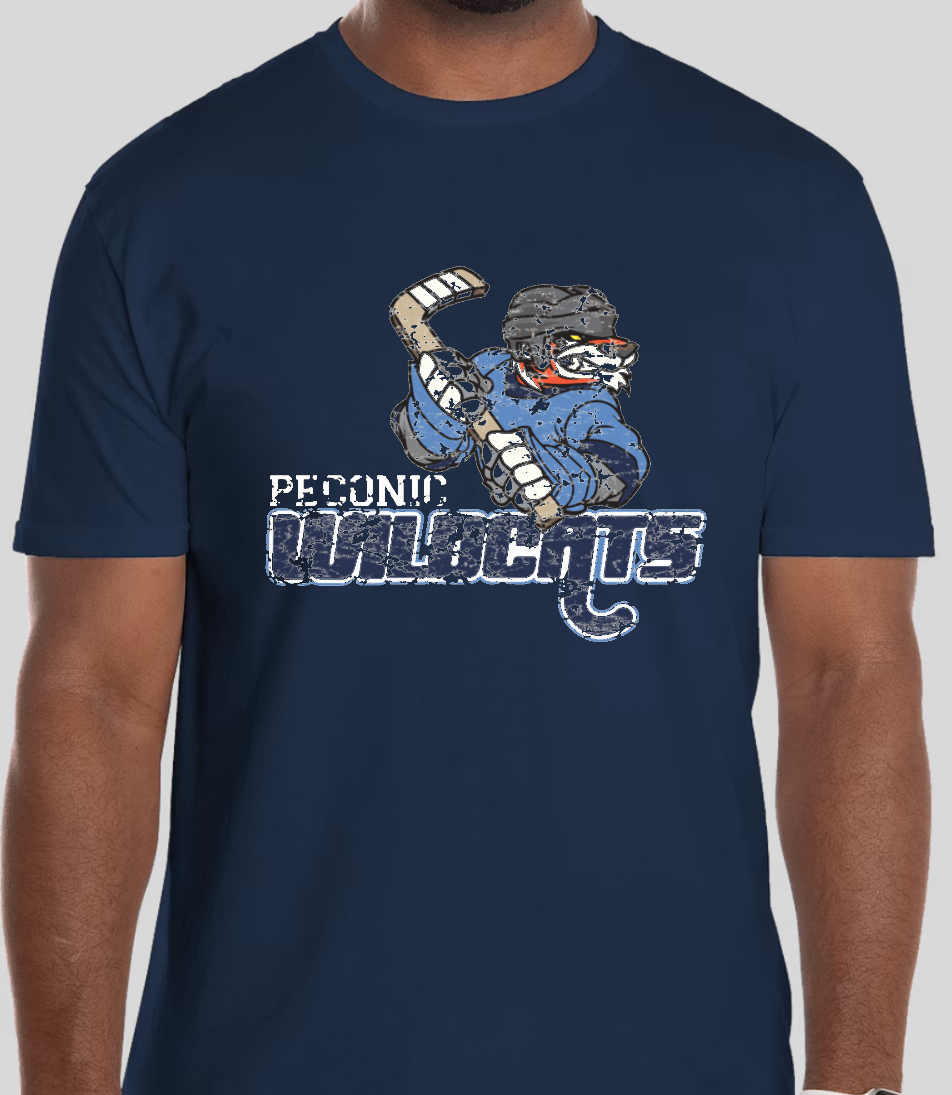 Wildcats Distressed Logo Player Tee