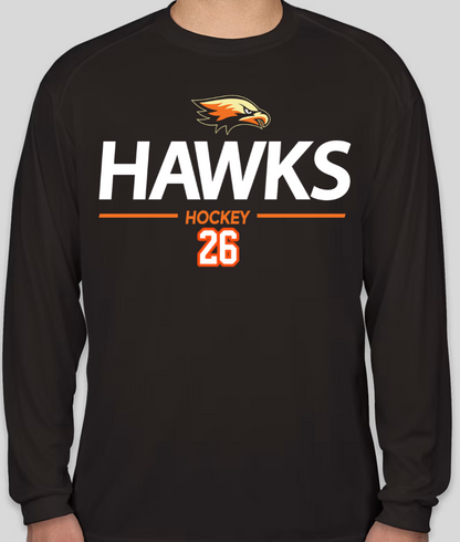 Hawks Locker Room Tech LS Tee