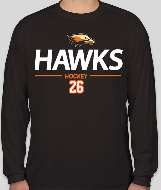 Hawks Locker Room Tech LS Tee