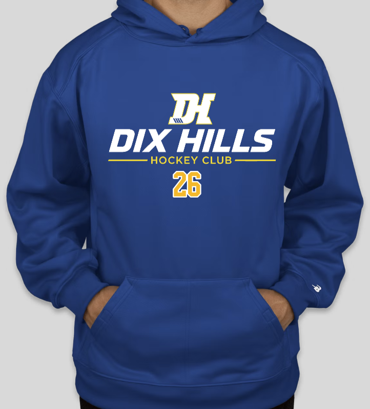 DH Hockey Club Performance Fleece Locker Room Hoody