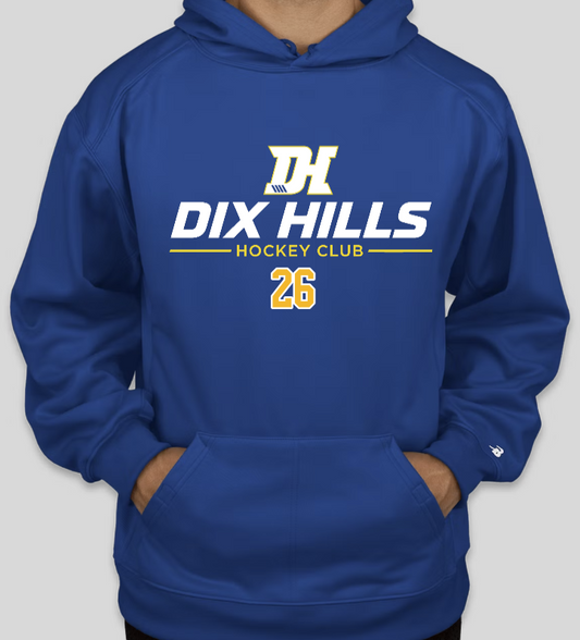 DH Hockey Club Performance Fleece Locker Room Hoody