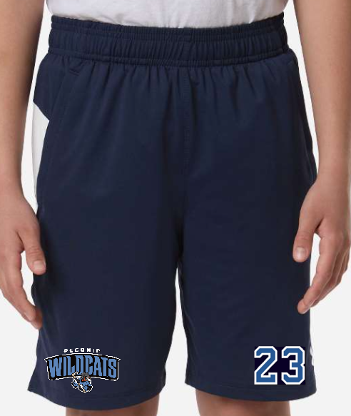 Wildcats UA Youth Train Shorts
